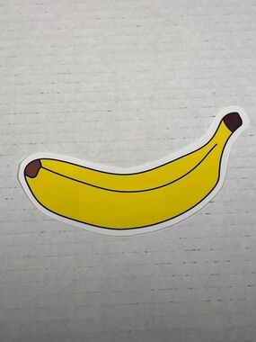 Banana Vinyl Cut Sticker